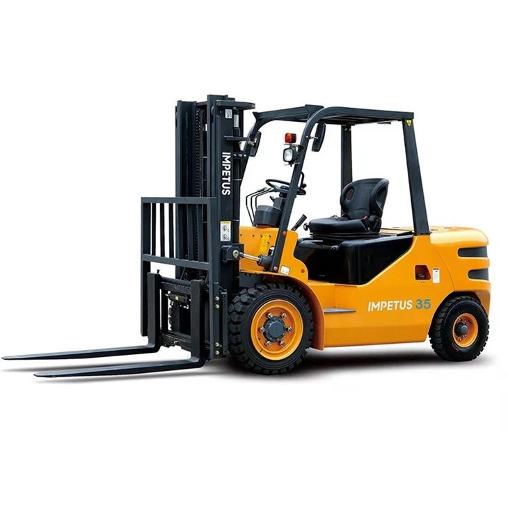 3.3 Full Free 4*4 4x4 Container Mast 3.5 Ton Good Vision Forklift With Isuzu Diesel Engine Body Parts best
