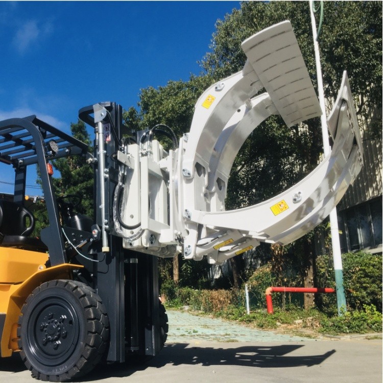 Forklift-Attachments-Tyre-Clamp-Rotating-Type